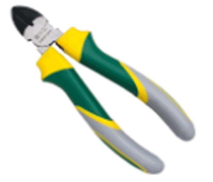 三色柄德式斜口钳