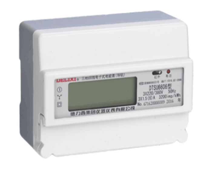 三相液晶 导轨式电表